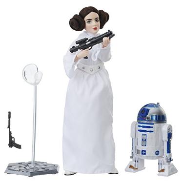 Imagem de Star Wars Forces of Destiny Princesa Leia e R2-d2 Platinum Ed. - Hasbro