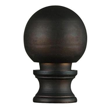 Imagem de Westinghouse Lighting 7000500 Finial de lâmpada esférica com acabamento de bronze polido a óleo