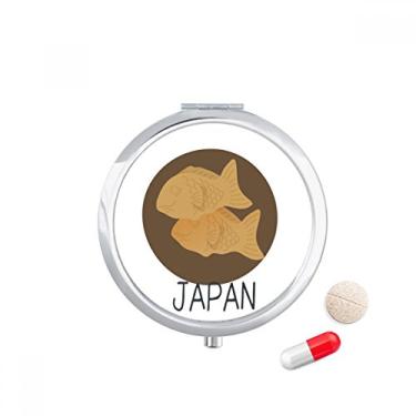 Imagem de Porta-comprimidos de peixe tradicional japonês, recipiente de armazenamento de remédios