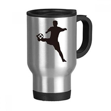 Imagem de Sihouette Copo térmico de aço inoxidável para carro e esportes de futebol