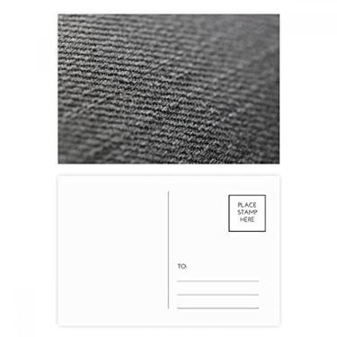 Imagem de Conjunto de cartão postal abstrato cinza linho tecido cartão de felicitações para envio de aniversário