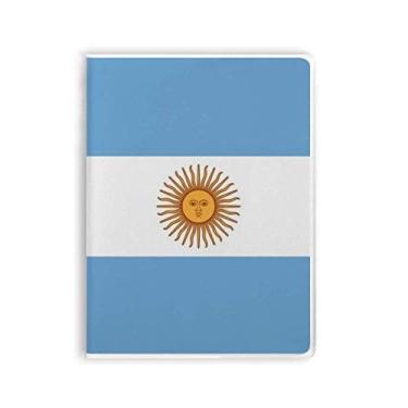 Imagem de Diário de capa macia com estampa da bandeira nacional da Argentina na América do Sul
