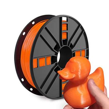 Imagem de NOVAMAKER Filamento de TPU (poliuretano termoplástico) 1,75 mm, filamento de impressora 3D de TPU flexível laranja com filamento de limpeza de 20 g, carretel de 900 g, precisão dimensional +/- 0,05 mm, 95A TPU macio laranja