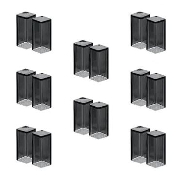 Imagem de Kit 8 Saleiros e Paliteiros Em Plástico Preto 1407-JAGUAR