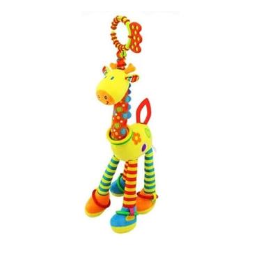 Imagem de Pelúcia Girafa Happy Monkey Móbile (Amarela e Vermelha)