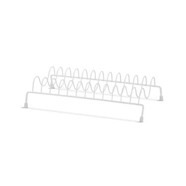 Imagem de Organizador Seca Pratos Universal com Ponteira Plástica Arthi - Branco