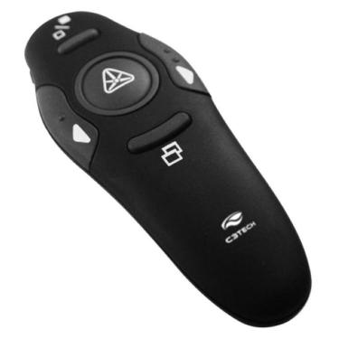 Imagem de Apresentador Multimídia Laser Pointer C3 Tech Ap-400 - Conector Usb Sem Fio De Alcance Até 10M