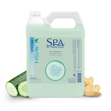 Imagem de Shampoo Para Cães Tropiclean Spa Lavish Fresh Scent 1 Galão
