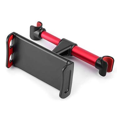 Imagem de Suporte de telefone móvel para encosto de cabeça de carro, assento traseiro, montagem de navegação ajustável universal para tablet de celular de 4,7 a 10,5 polegadas