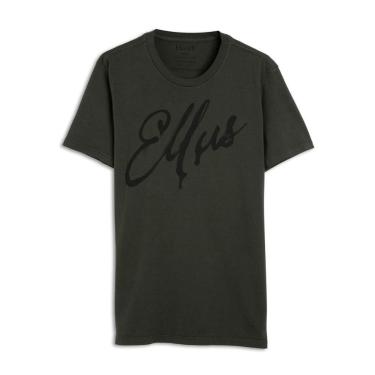 Imagem de Camiseta Ellus Fine Manual Classic Masculina Verde-Masculino