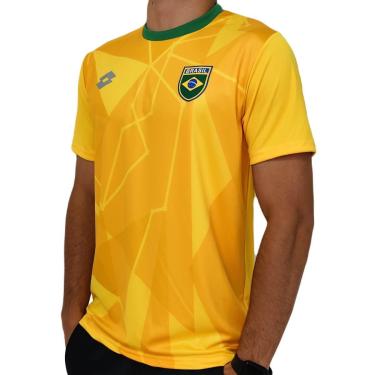 Imagem de Camisa Brasil Lotto Amarela - Masculino-Masculino