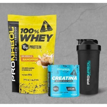 Imagem de Combo Força Whey Banoffe + Creatina - Pronabol-Unissex