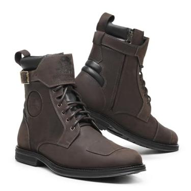 Imagem de CANE CORSO BETTERMAN - Coturno Motociclista Cano Alto em Couro Legítimo Café Tam 44