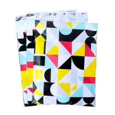 Imagem de Culigaa 50 peças de envelopes de poliéster, 25,5 x 30,5 cm, sacos autoselados para presente, envelopes de plástico para correio, bolsas de correio para boutique, roupas, embalagens para pequenas