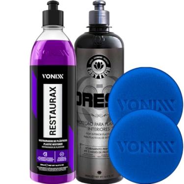 Imagem de Produto Recuperador Restaurador Renovador de Plasticos do Carro Interno Externo Restaurax Vonixx 500m Dress Easytech