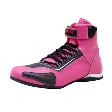 Imagem de Tenis Motociclista Cano alto Couro forro tex espumado 55311ATR (Rosa, BR, Adulto, Numérico, 41)