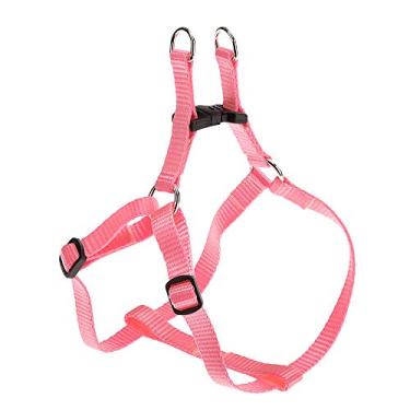 Imagem de Ferplast Peitoral para Cachorros Pequenos, Peitoral Ajustável para Gatos, Fácil de Usar, Pescoço: 33 cm. Tórax 46 cm. Rosa