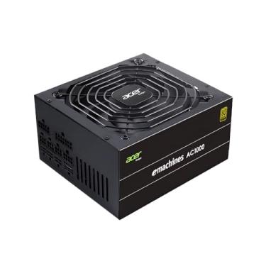 Imagem de Fonte Acer AC1000 Preta, Full Modular 1000W, Certificacao 80 Plus Gold, ATX, PFC Ativo Bivolt Automatico, 17 conectores PSU, PCIe 5.0, 80+Gold, Emachines Acer Gadget