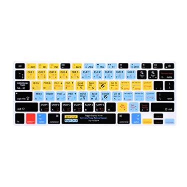 Imagem de HRH Capa de silicone para teclado Serato Scratch Live com atalhos funcionais para MacBook Air 13, MacBook Pro 13/15/17 (com ou sem tela retina, versão 2015 ou mais antiga), para iMac mais antigo