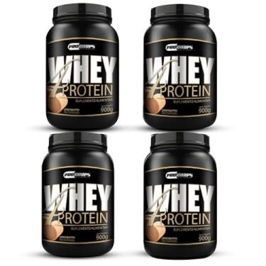 Imagem de Combo 4 Unidades - Whey 4 Protein 900g - Pro Corps (900g, Paçoca)