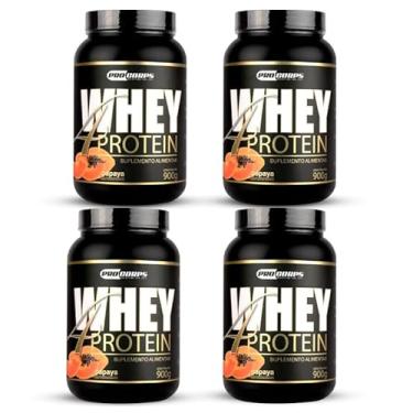 Imagem de Combo 4 Unidades - Whey 4 Protein 900g - Pro Corps (900g, Papaya)