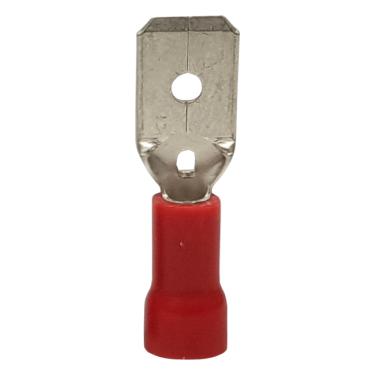Imagem de Terminal Pré-Isolado Encaixe Vermelho (0,50 A 1,5mm) Macho M-1040-I - AXT