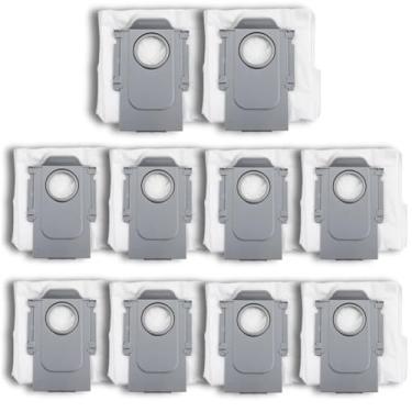 Imagem de Saco de pó com 10 peças para aspirador de pó Roborock Q Revo/Qrevo S/S8 MaxV Ultra/S8 Max Ultra/Qrevo MaxV/Qrevo Pro/Qrevo Master Robot Vacuum, saco de pó Q Revo, sacos de vácuo Roborock Q Revo