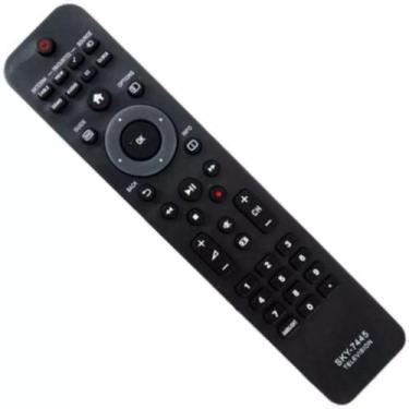 Imagem de Controle Tv Philips Ambilight 46Pfl6605D 40Pfl6605D/78 - Wlw Vc, Preto