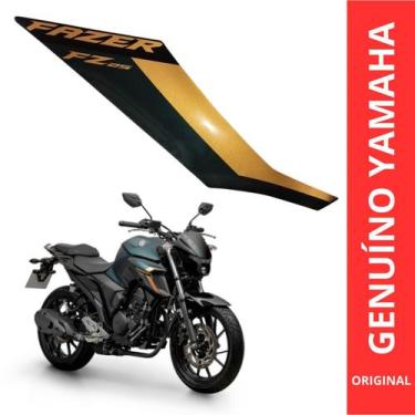 Imagem de Adesivo Grafico Fz25 Fazer 250 Verde Fosco Aba Tanque Direito 2024 - Y