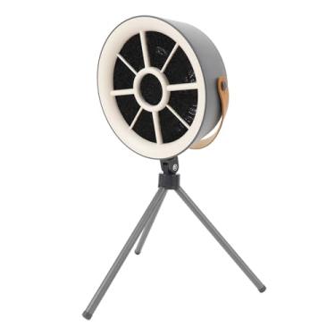 Imagem de Exaustor Portátil, Exaustor de Mesa Com 3 Velocidades de Ventilador, Filtro de Carvão Ativado e tripé Removível, Exaustor de Cozinha Portátil de ângulo Ajustável para Churrasco