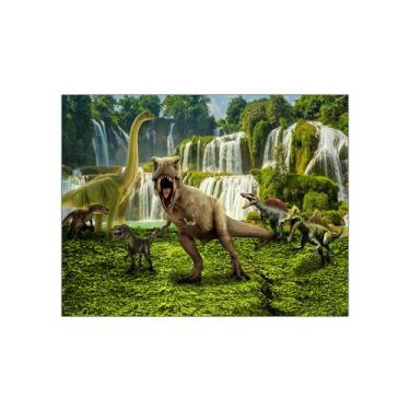 Imagem de Painel de Festa Horizontal 1,55 X 1,20 - Dinossauro Realista 002 - Via