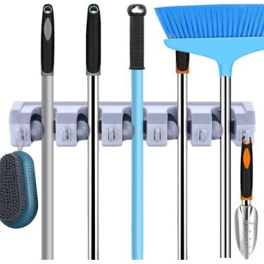 Imagem de Ultra Suporte Multiuso 5 Posições Porta Vassoura Rodo Chaves - Sweet H