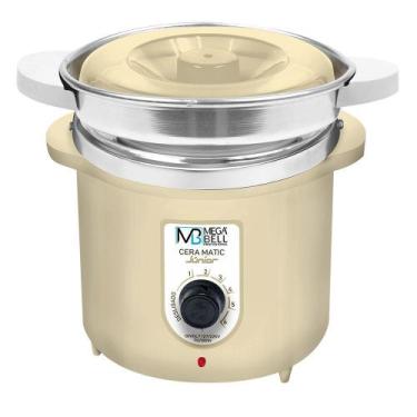 Imagem de Termocera Aquecedor de Cera Junior 400g Bivolt com Refil Bege - Mega B