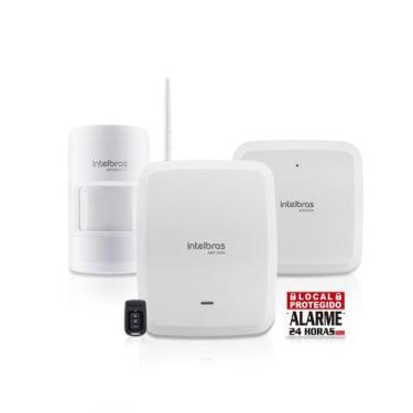 Imagem de Kit Alarme Residencial Intelbras AMT 8000 com 1 Sensor IVP