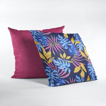 Imagem de Kit Capas de Almofadas Decorativas Lisa Estampada 45 X 45 - MUMUDECOR,