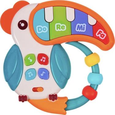 Imagem de Brinquedo Bebe Tucano Musical Divertido Colorido Atividades - Moas Ind
