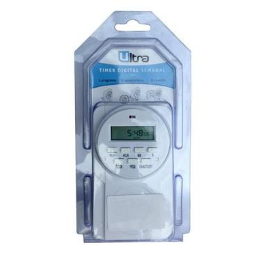 Imagem de Timer Temporizador Digital 110v/220V Bivolt Programável L/D - Ultra