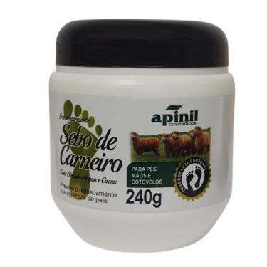 Imagem de Creme Hidratante Para Pés e Mãos C/ Argan e Sebo de Carneiro - Apinil
