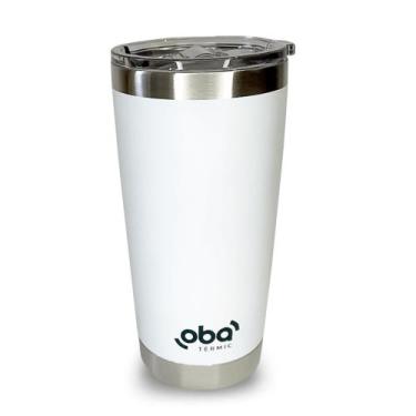Imagem de Copo Térmico Cerveja Água 591 ml Inox Com tampa E Abridor - Oba Térmic