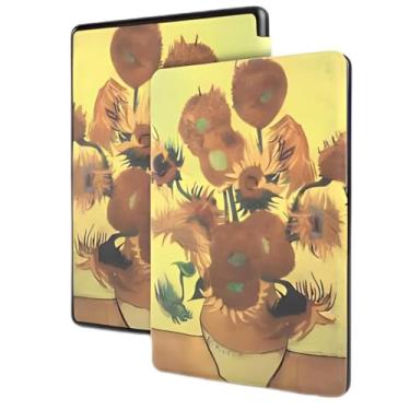 Imagem de Capa Para Kindle 11ª Geração 2024 e 2022 (C2V2L3 e RS23CV) - Rígida - Sistema de Hibernação - Fechamento Magnético (Girassóis)