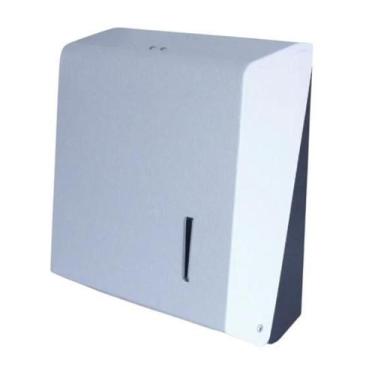 Imagem de Toalheiro Porta Papel Toalha Dispenser Br. Aço Carbono Epoxi - Loren M