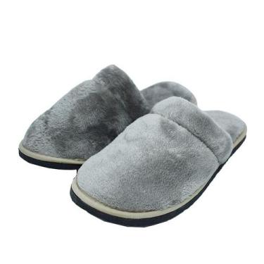 Imagem de Pantufa Masculina Soft Peluciada Solado De Borracha Quente - GASF, Cin