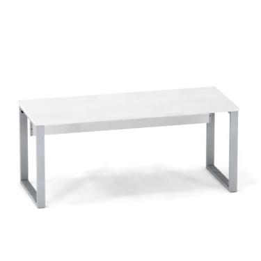 Imagem de Mesa Diretora Tubular P25 Pandin 1,7 M Branco e Cinza