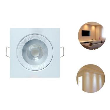 Imagem de Spot Led Quadrado mr16 5w 3.000k - Kian Iluminação