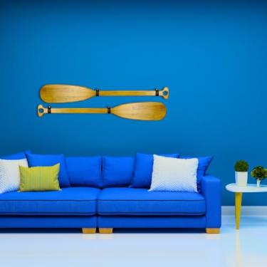 Imagem de Remo de Madeira Pinus Decorativo artesanal de madeira