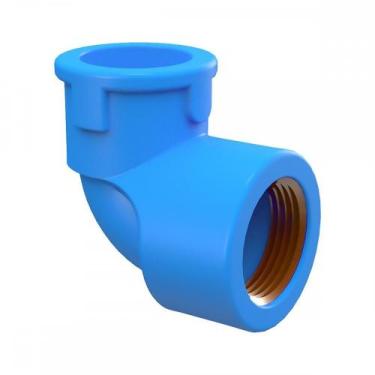 Imagem de Joelho Azul Com Bucha Latao Tigre 25Mmx3/4'' - Marca não Definida