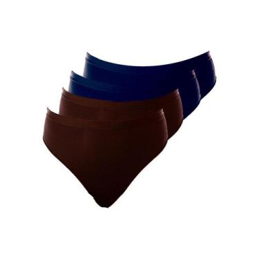 Imagem de Kit com 4 Calcinhas Demillus 26826, Preto, G