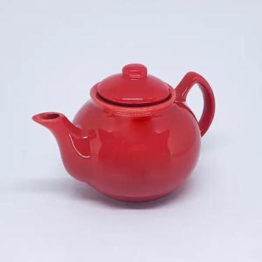 Imagem de Bule De Chá (liso) 700ml Cerâmica, Vermelho