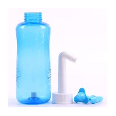 Imagem de Higienizador Nasal 300ml com 2 Bicos – Lavagem Nasal Eficiente para Sinusite e Alívio Respiratório