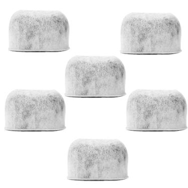 Imagem de Pacote com 6 filtros de água de carvão de substituição para todas as máquinas de café Cuisinart - Filtros compatíveis com Cuisinart (não Keurig) substituem Cuisinart DCC-RWF